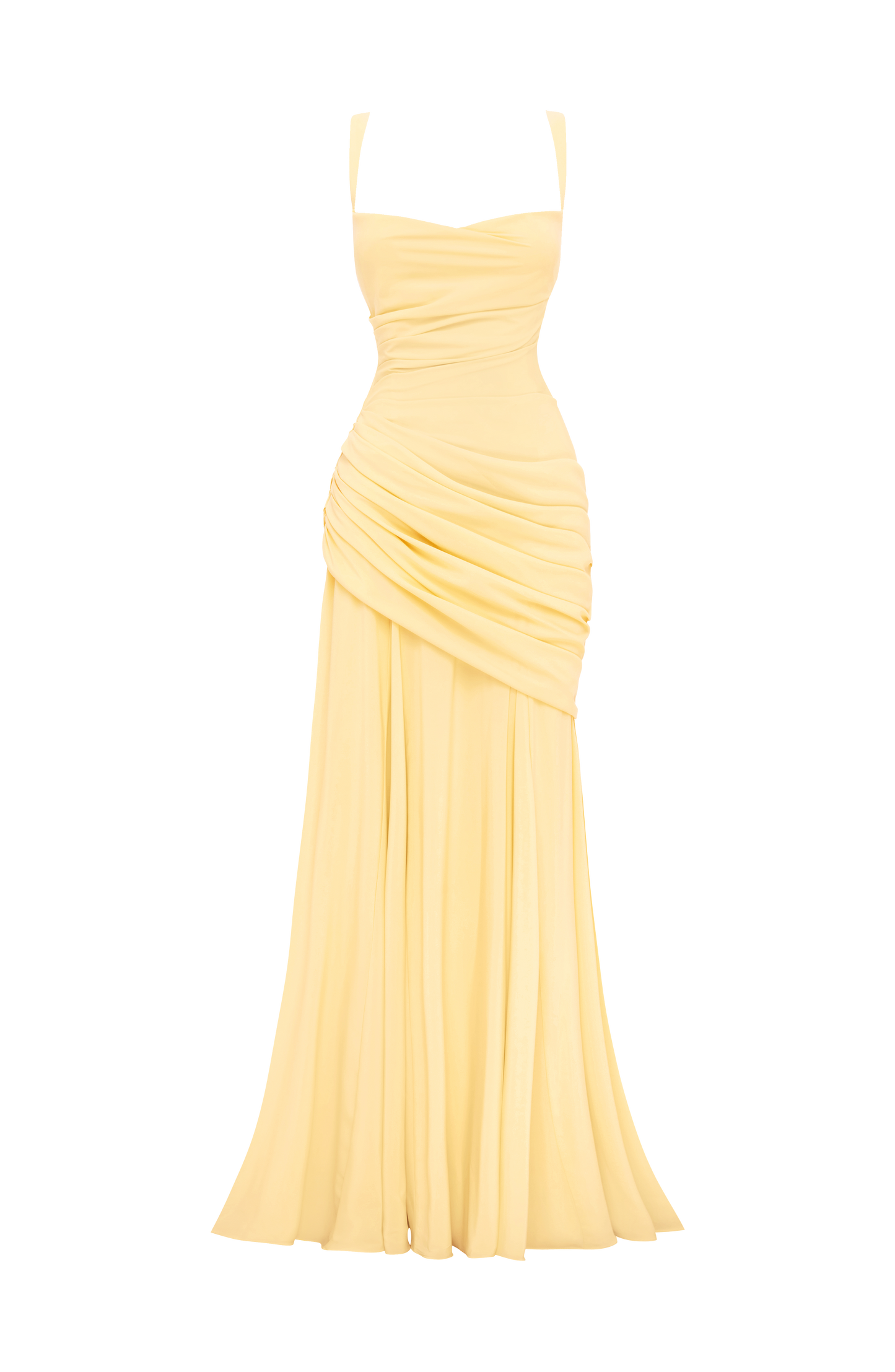 Vestido maxi Sura - Limón