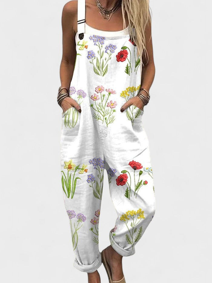 Ida | Pantalones de jardín Vildblomst