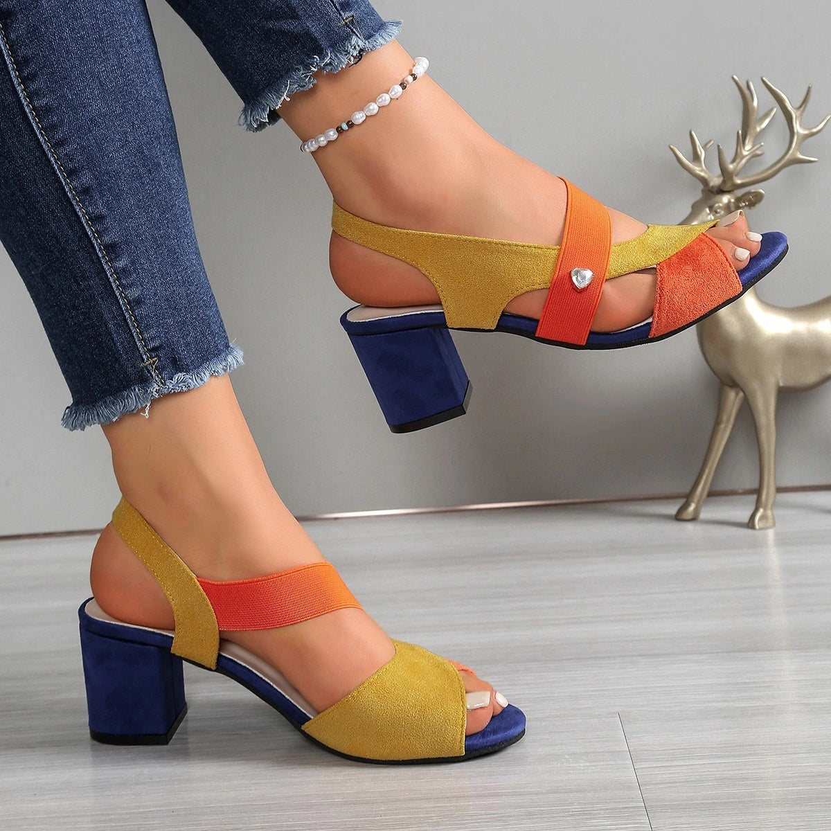 Elara™ | Zapatos de tacón cómodos con tiras cruzadas