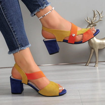 Elara™ | Zapatos de tacón cómodos con tiras cruzadas
