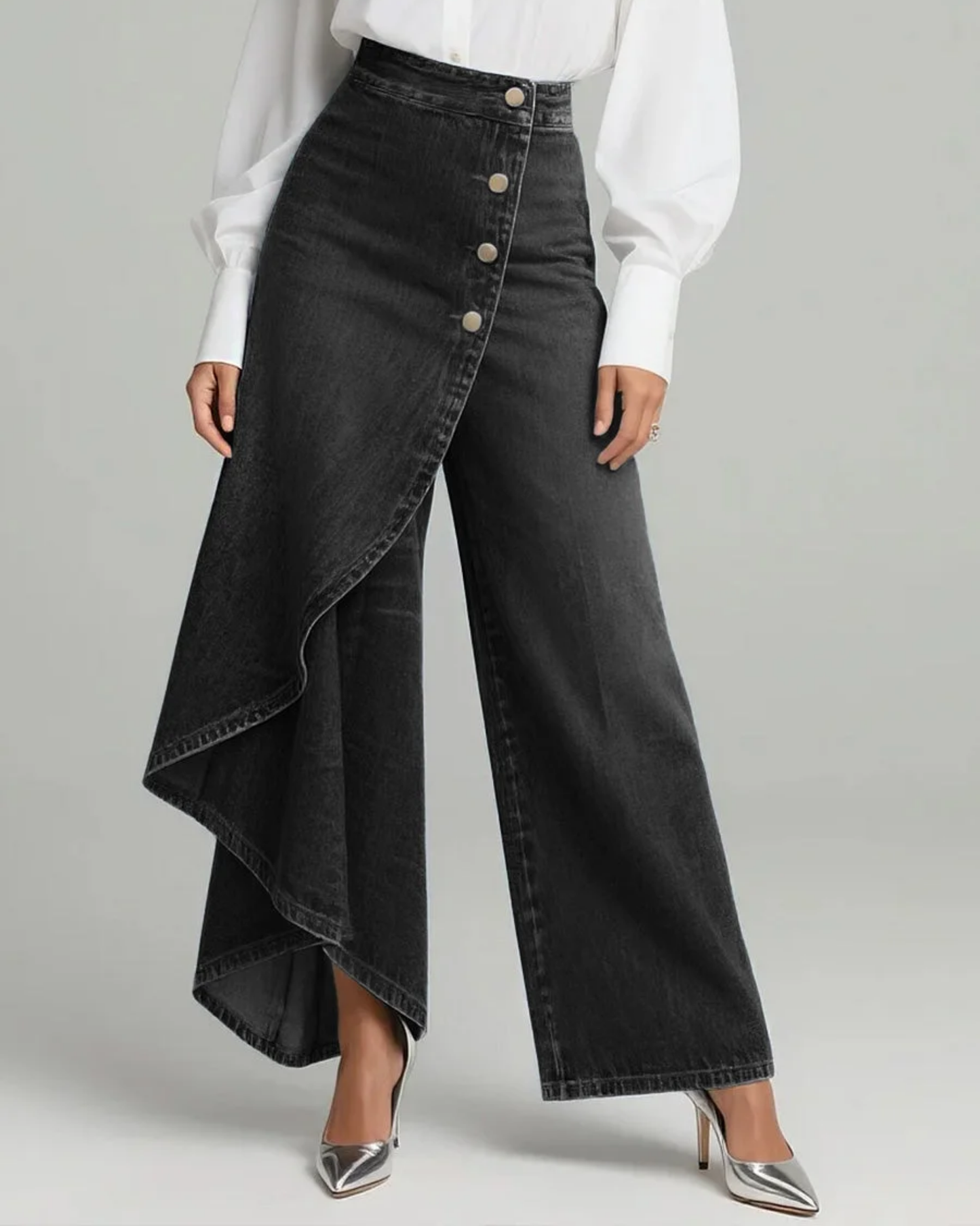 Audrey | Pantalón Denim Envolvente