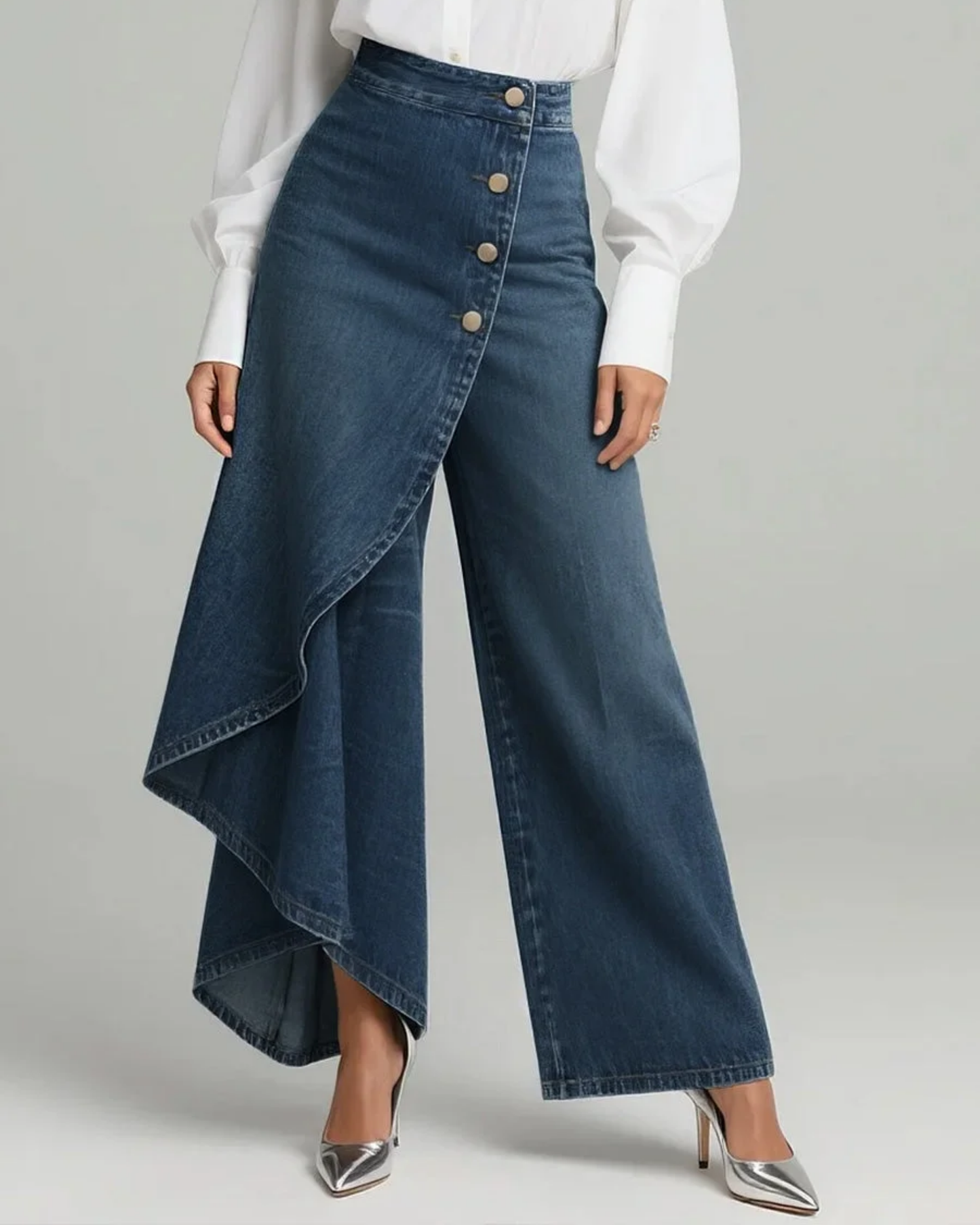 Audrey | Pantalón Denim Envolvente