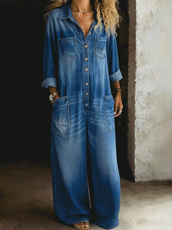 Lena | Mono Denim Cómodo