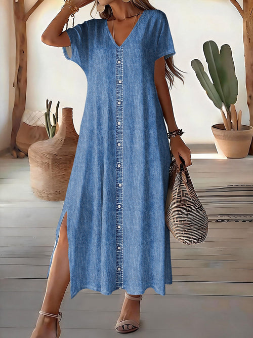Helen | Vestido Retro Denim
