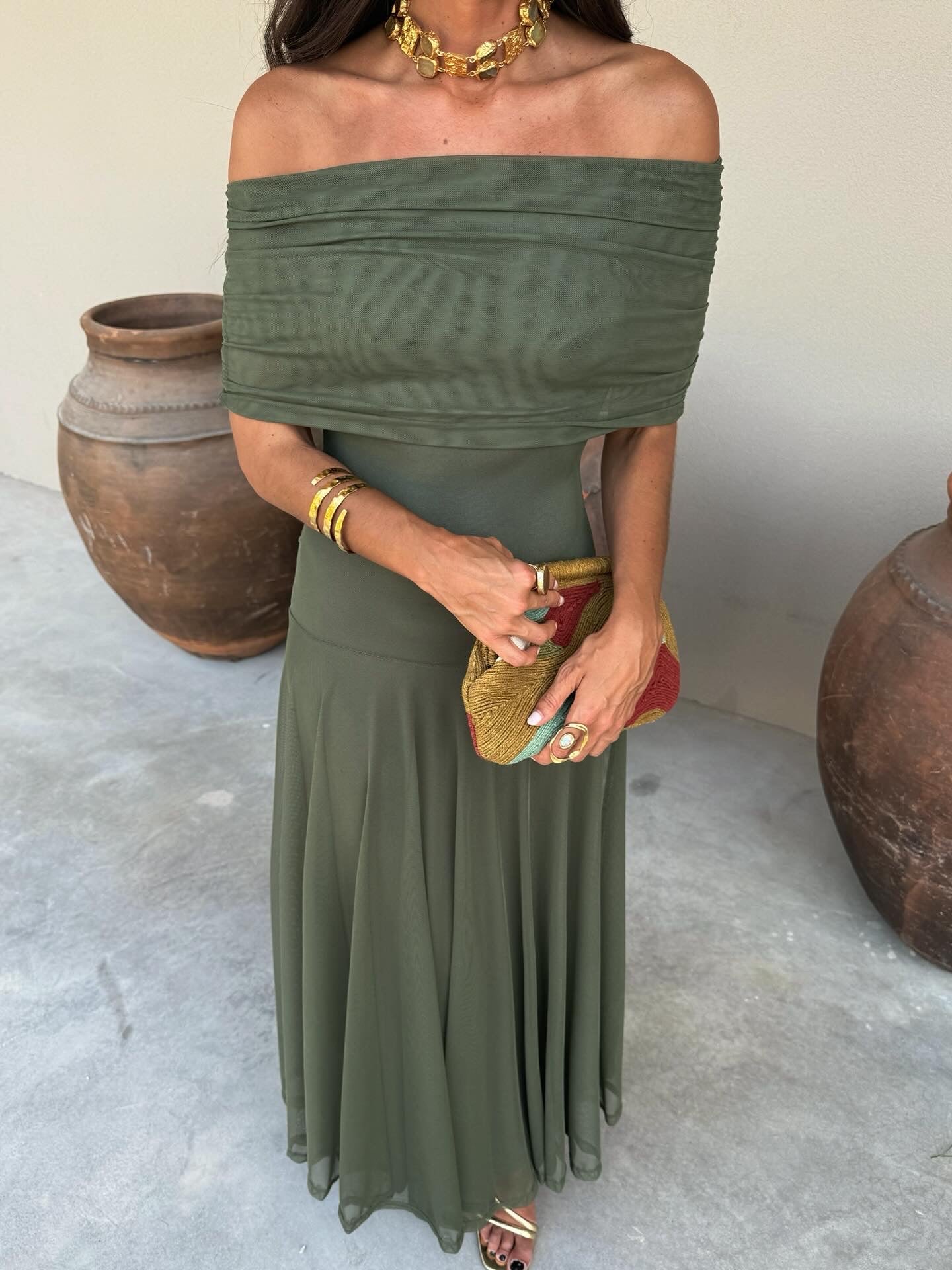 ANA Vestido Midi Elegante