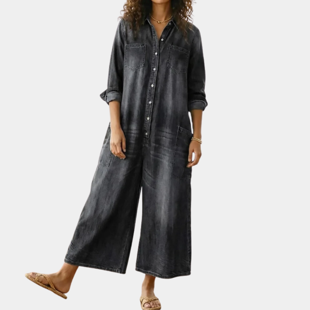 Diana | Peto Denim Vintage con Botones