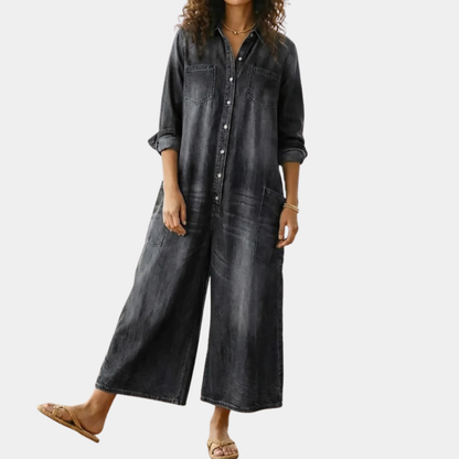 Diana | Peto Denim Vintage con Botones