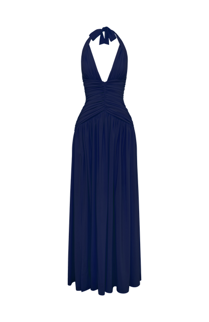 Vestido maxi Amaris - Azul marino