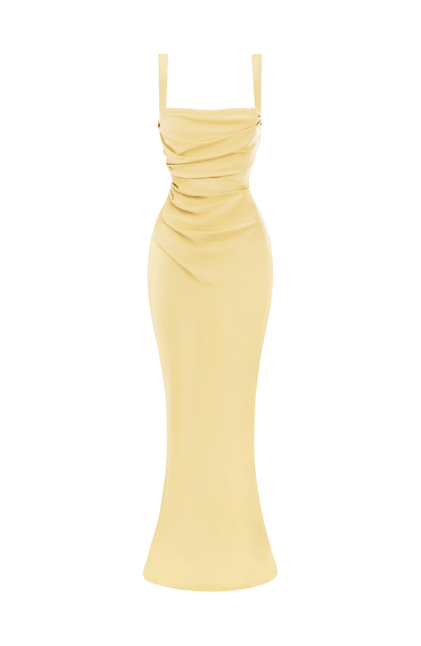 Vestido Maxi Calanthe - amarillo limón