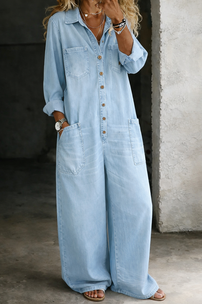 Lena | Mono Denim Cómodo