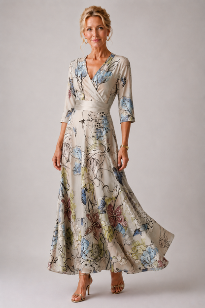 Ysa | Vestido Chic con Estampado Floral