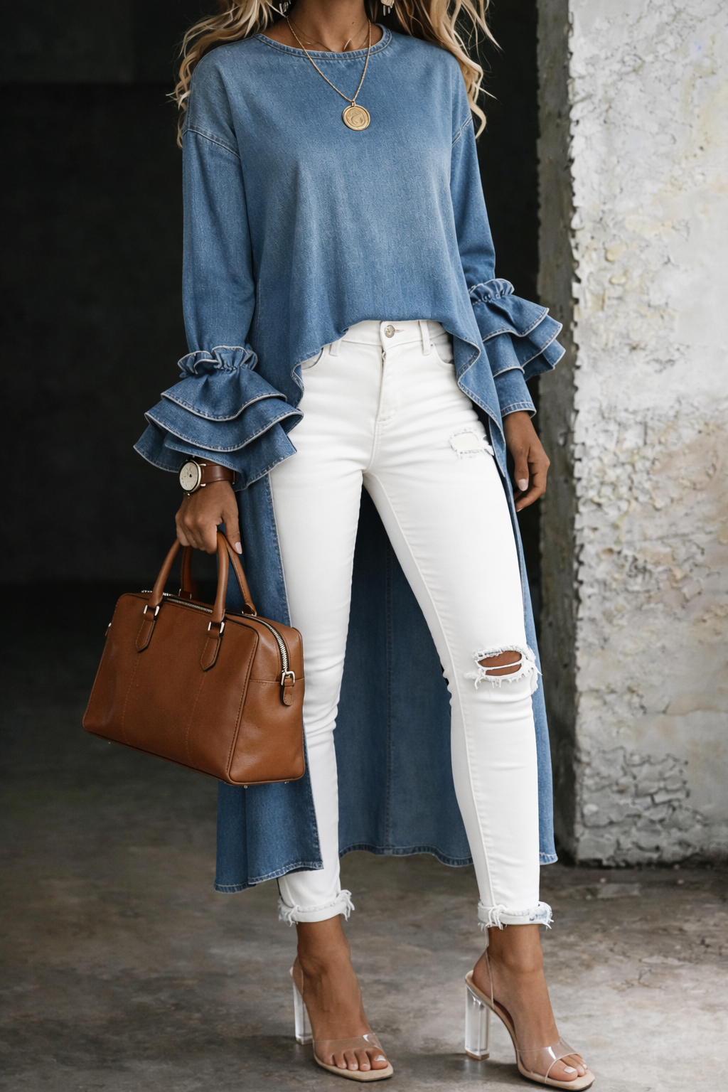 Ashley | Camisa Denim Casual