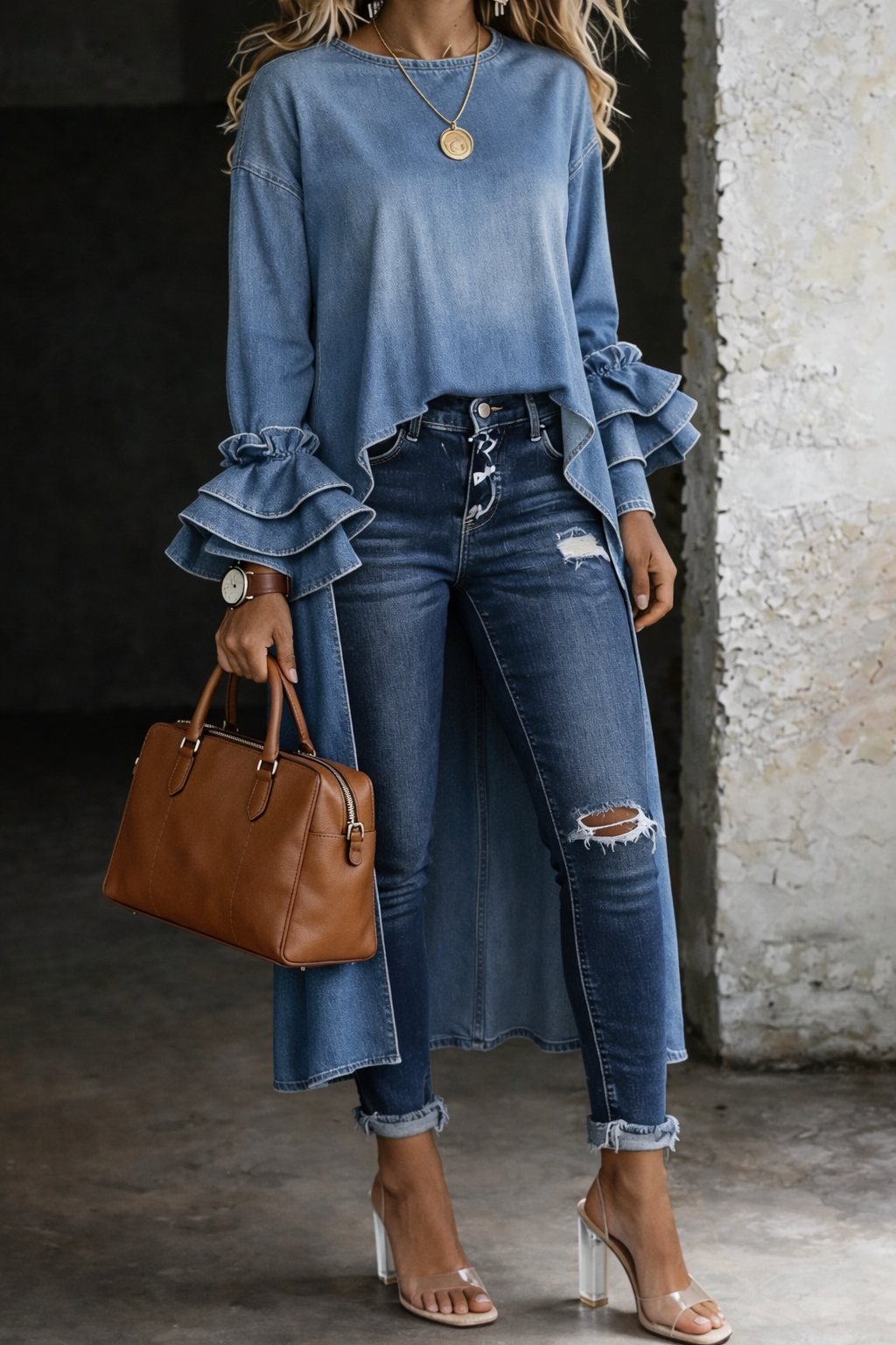 Ashley | Camisa Denim Casual