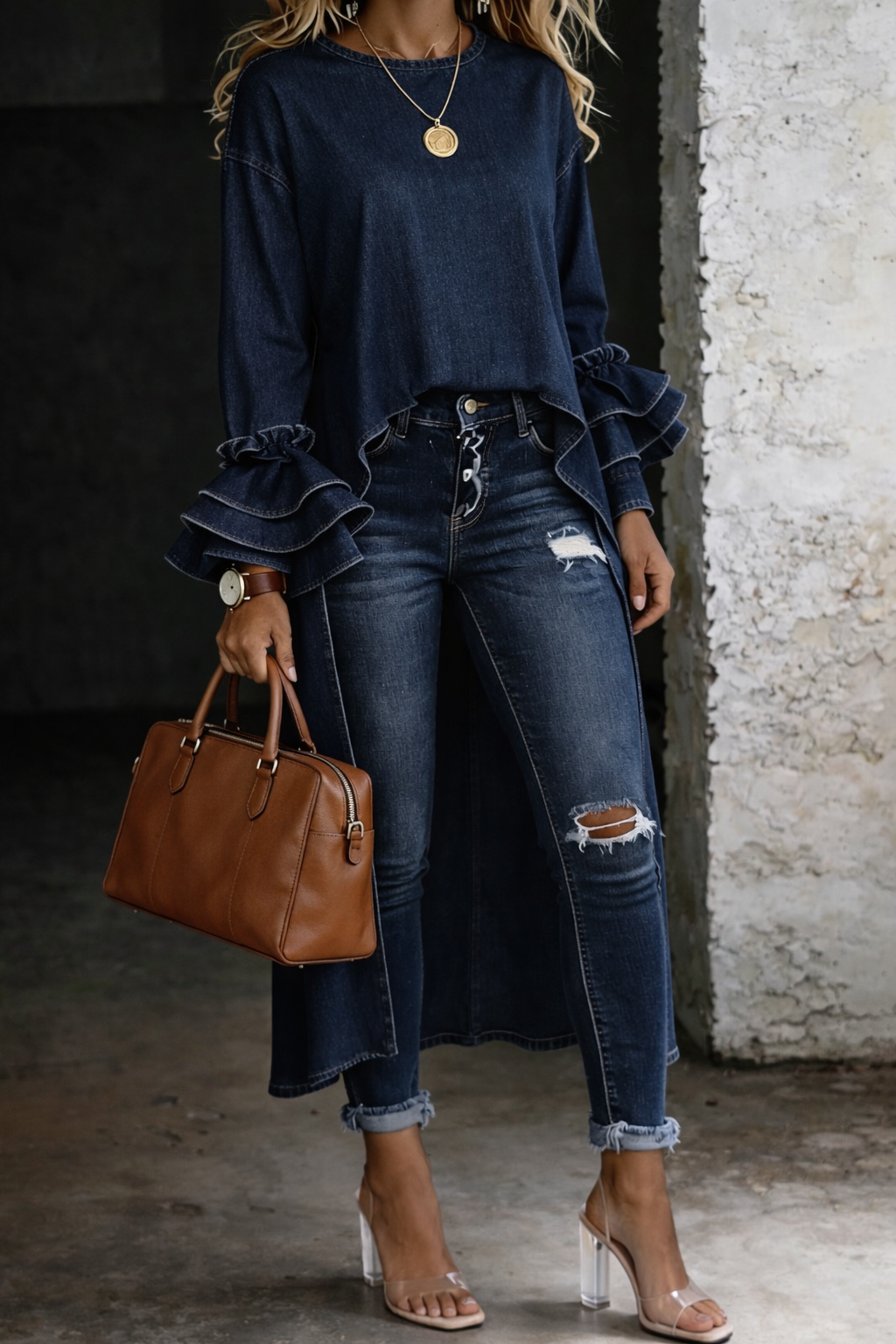 Ashley | Camisa Denim Casual