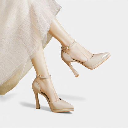 Evette™ | Zapatos de tacón de piel
