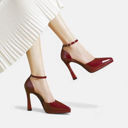 Evette™ | Zapatos de tacón de piel