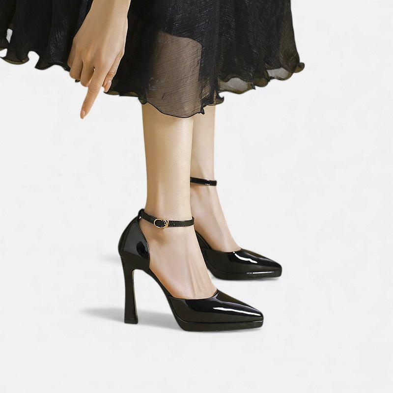 Evette™ | Zapatos de tacón de piel