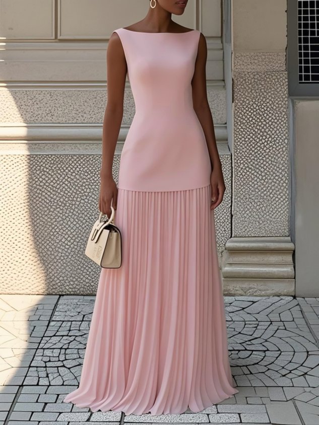 Vestido Maxi Plisado Shania™