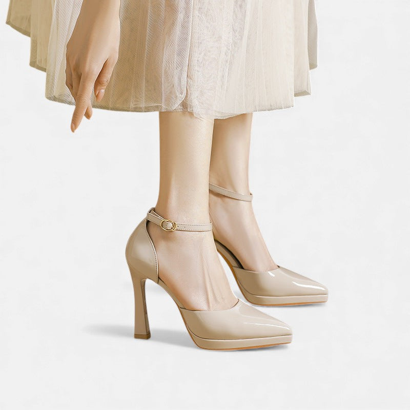 Evette™ | Zapatos de tacón de piel
