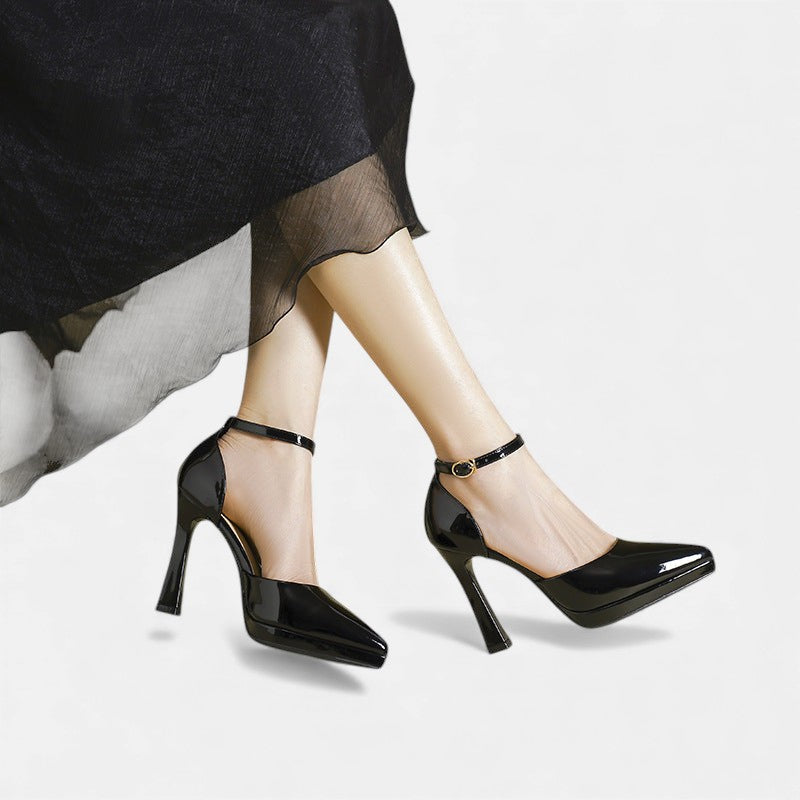 Evette™ | Zapatos de tacón de piel