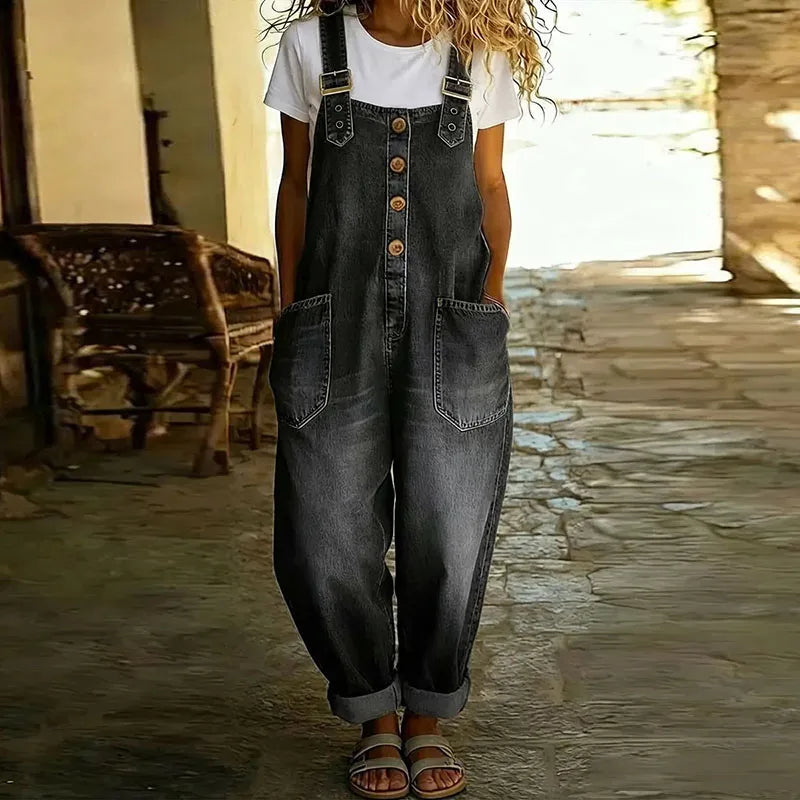 Mae | Peto Denim con Tirantes Ajustables