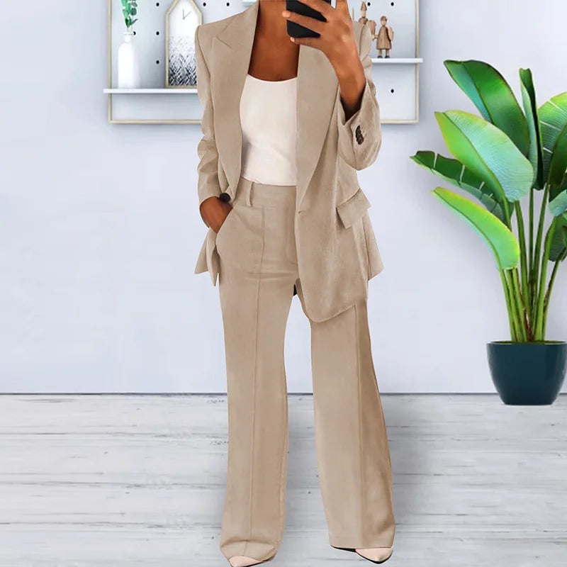 Adriana | Conjunto Blazer y Pantalón Elegante