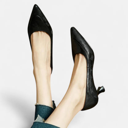 Amara™ | Zapatos de tacón de piel