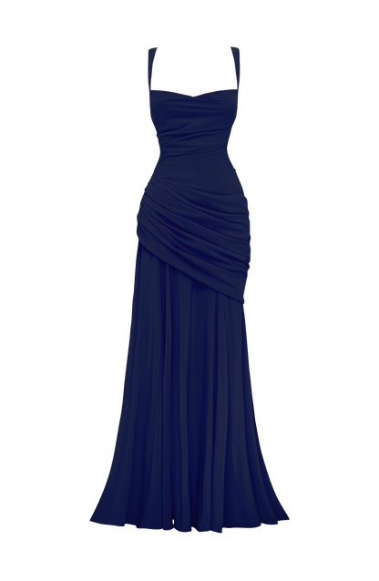 Sura Vestido Maxi - Azul marino