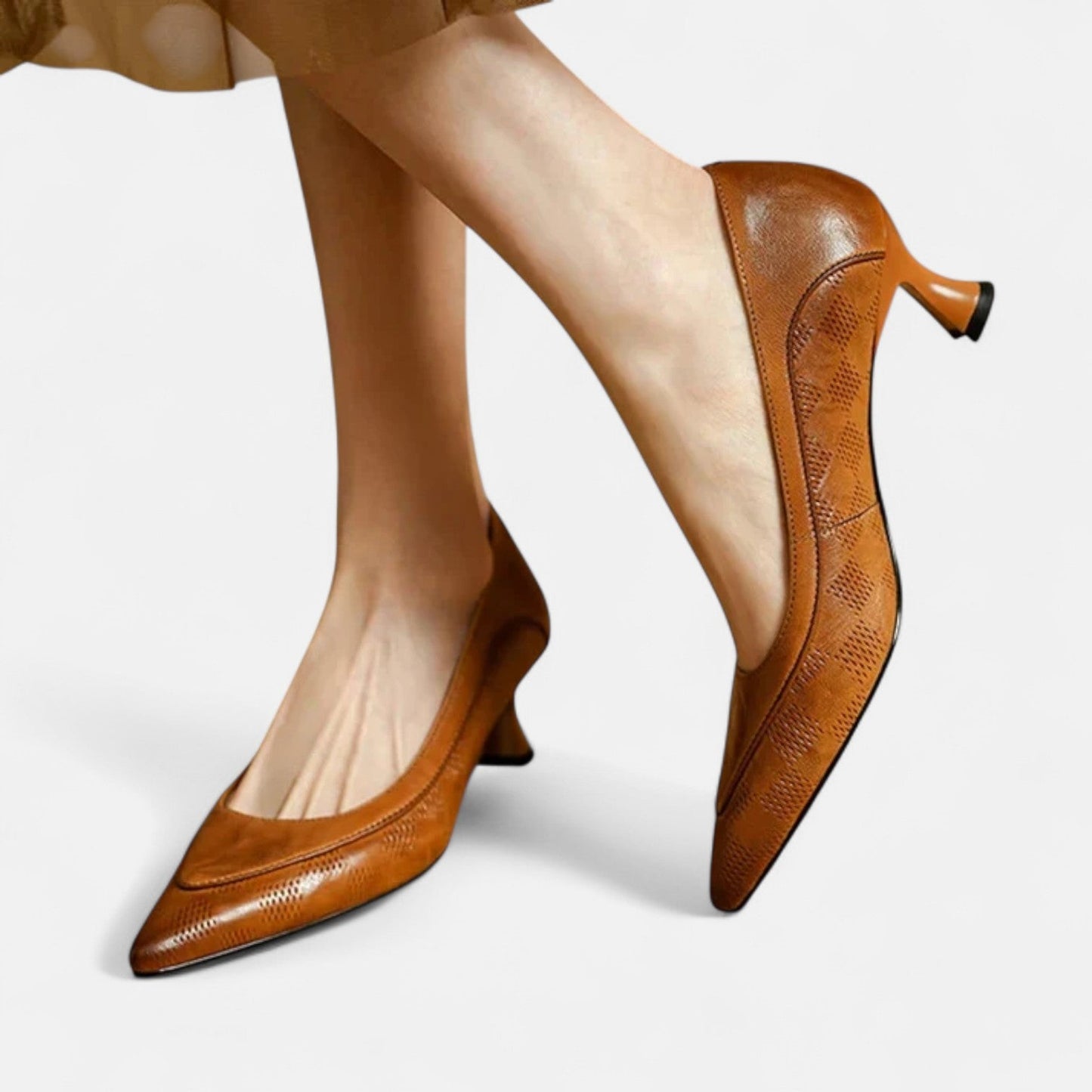 Amara™ | Zapatos de tacón de piel