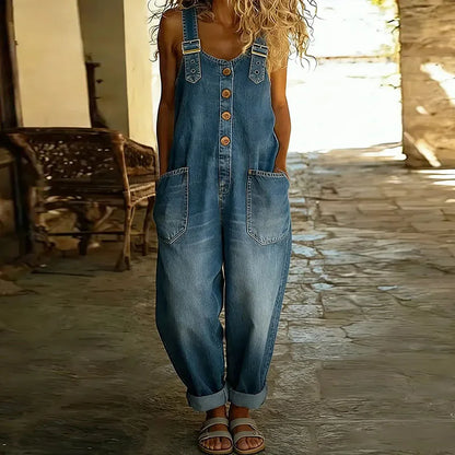 Mae | Peto Denim con Tirantes Ajustables