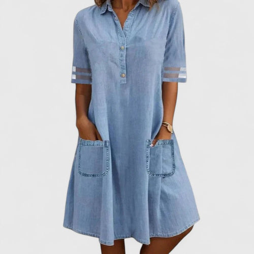 Bretagne | Vestido Denim Favorecedor