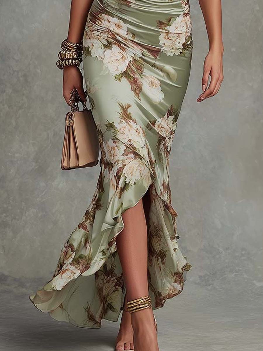 Siena: Vestido Maxi Floral Premium