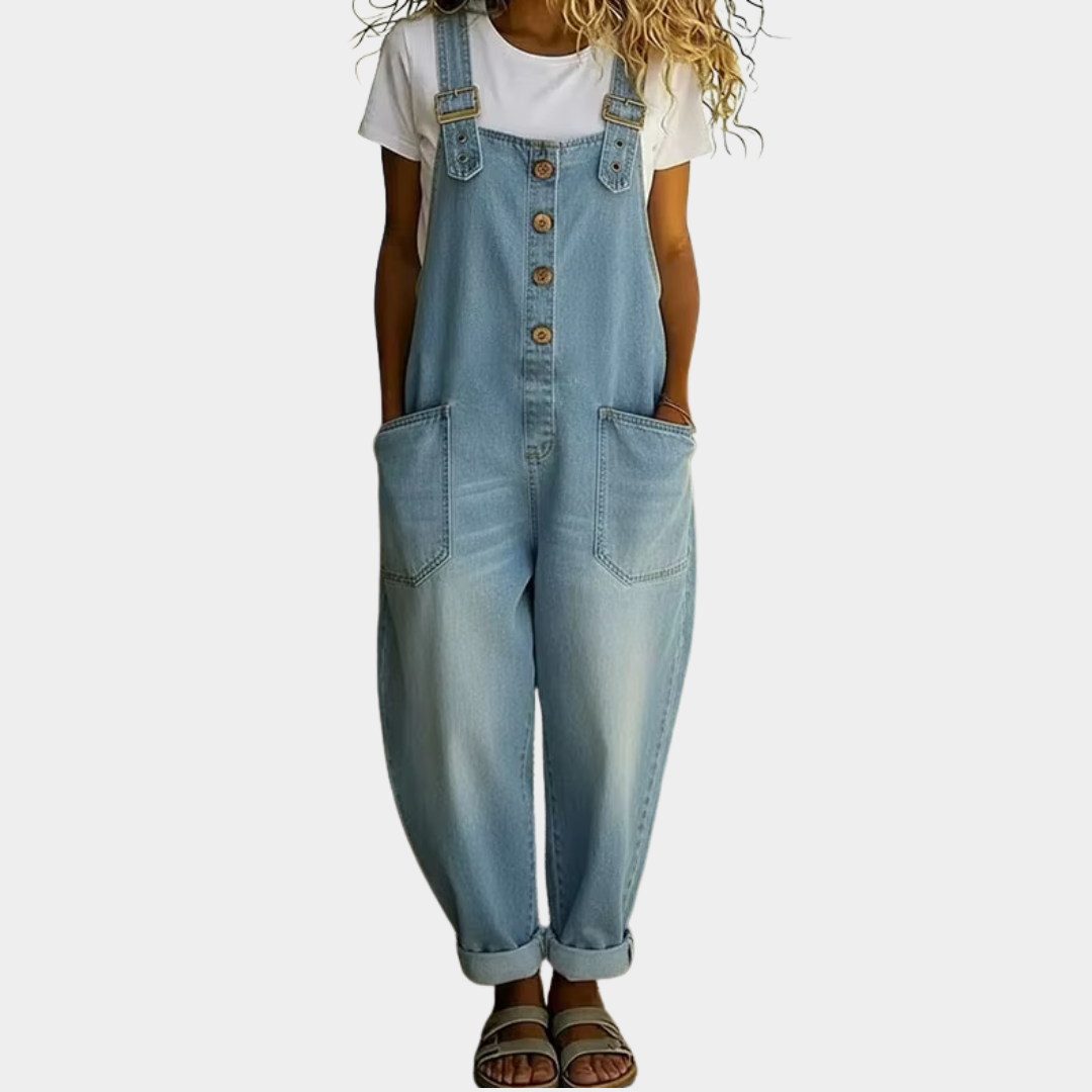 Mae | Peto Denim con Tirantes Ajustables