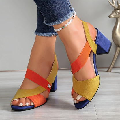 Elara™ | Zapatos de tacón cómodos con tiras cruzadas