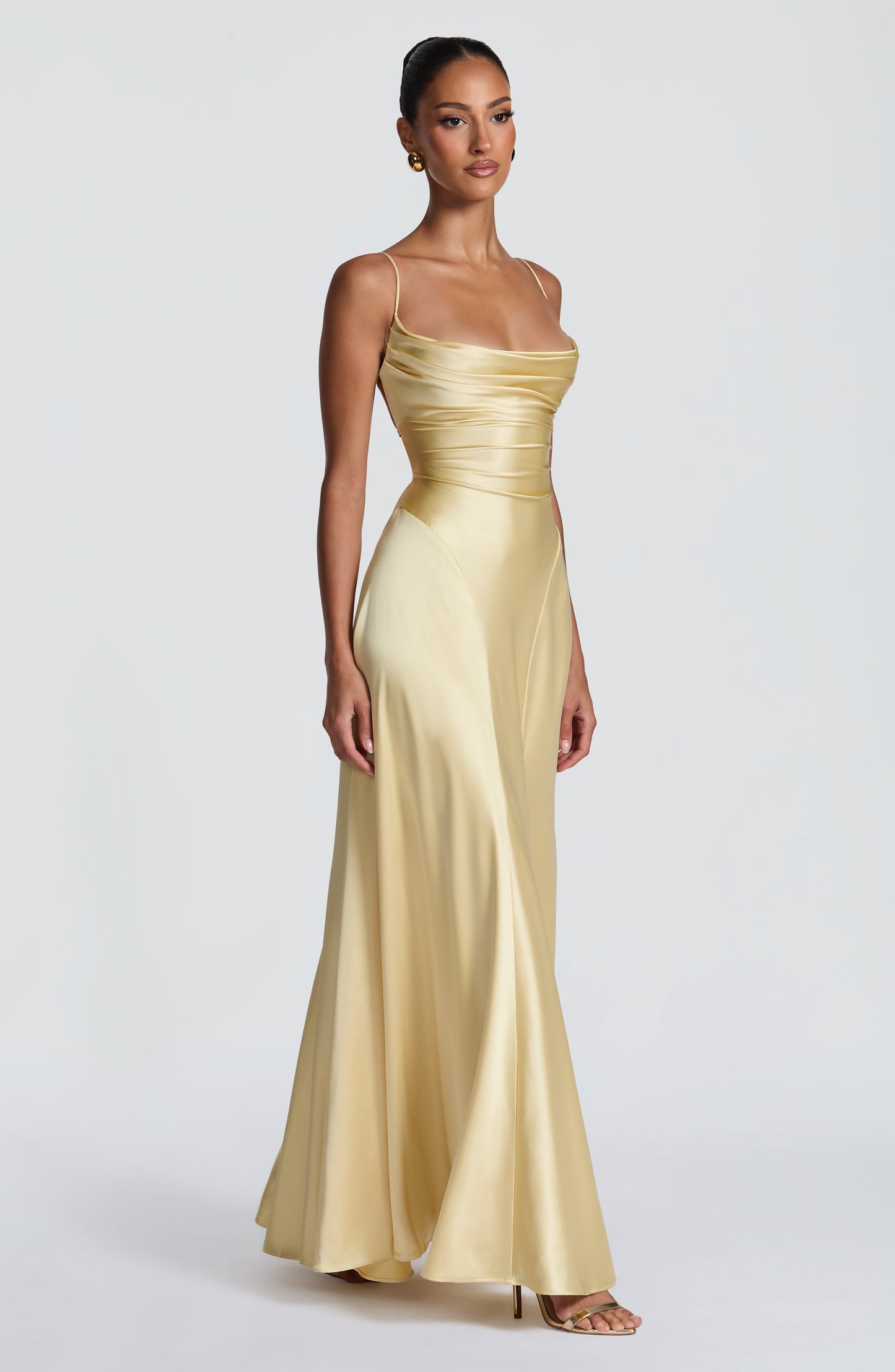 Vestido Maxi Adelina - amarillo limón
