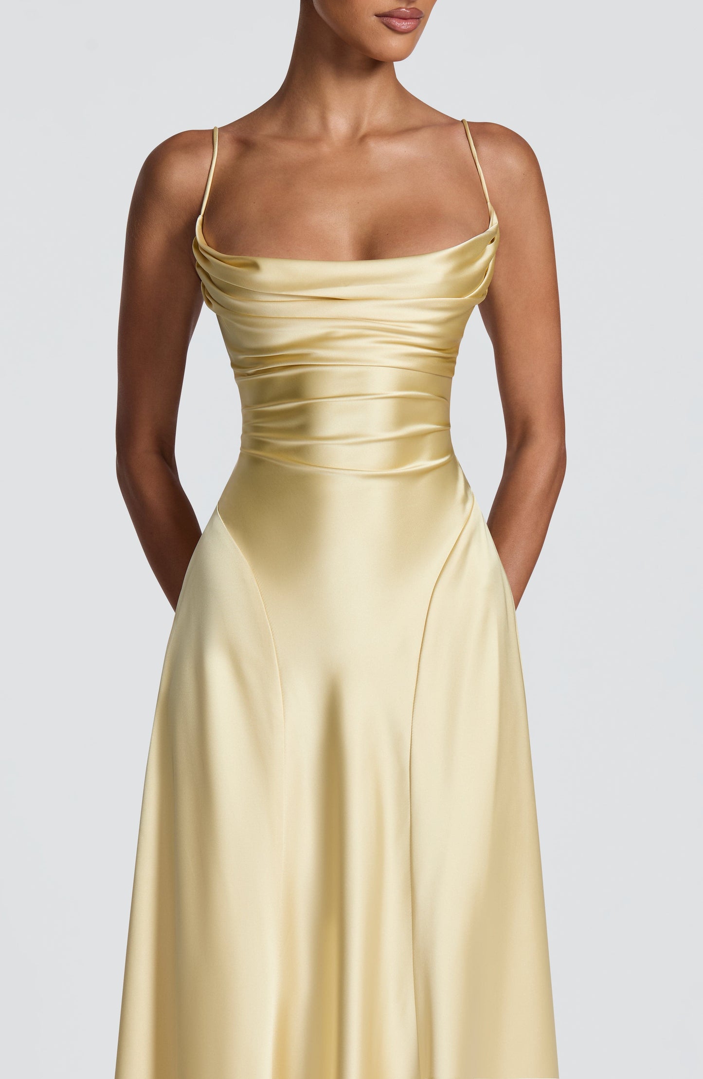 Vestido Maxi Adelina - amarillo limón