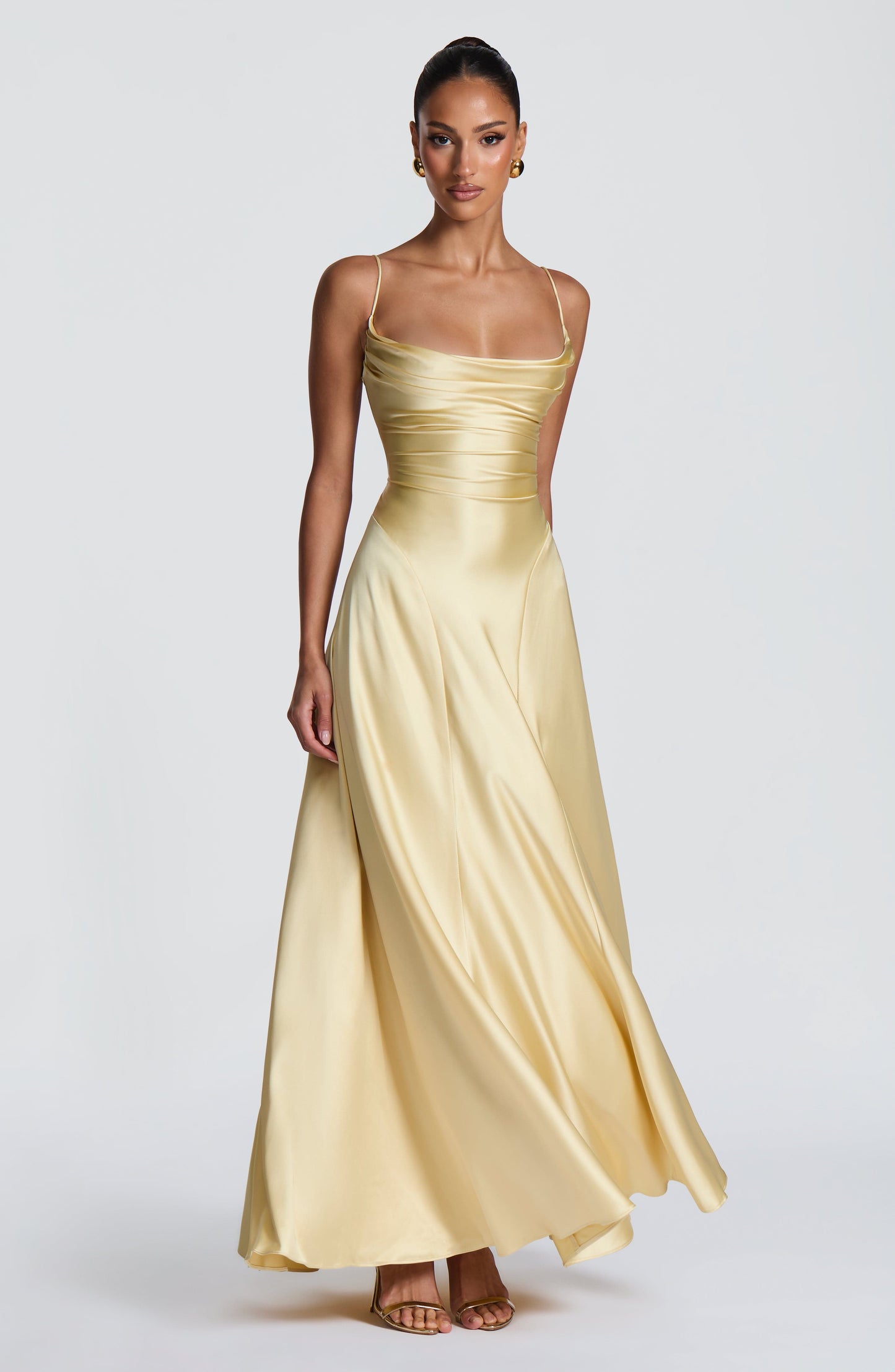 Vestido Maxi Adelina - amarillo limón