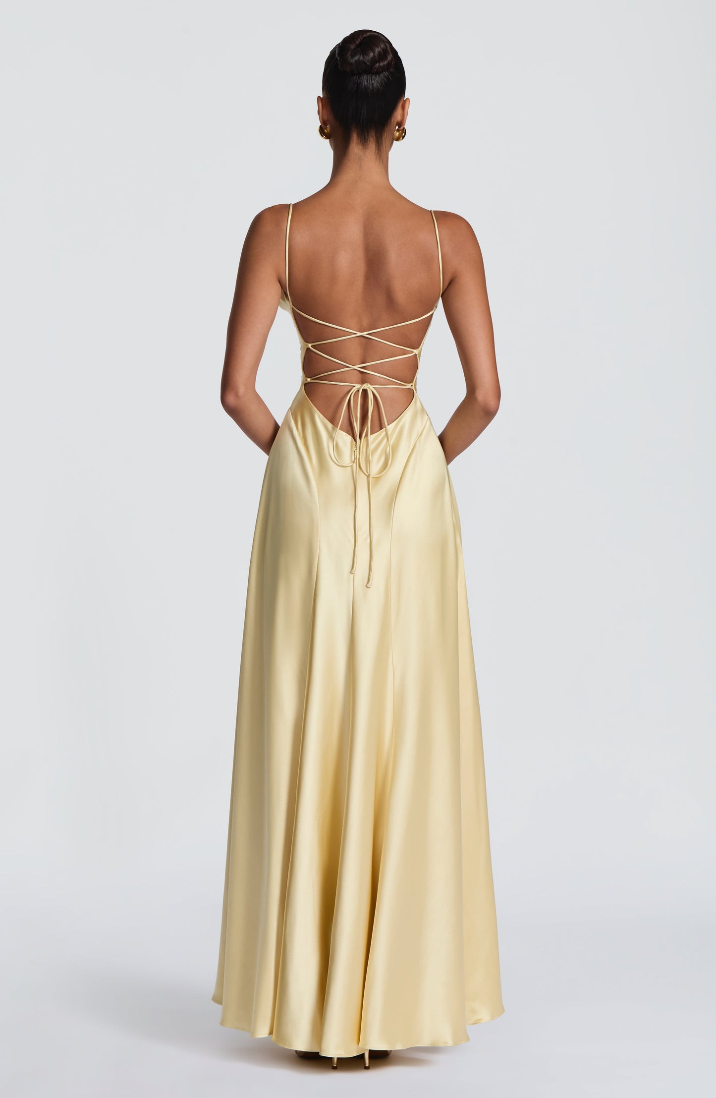 Vestido Maxi Adelina - amarillo limón