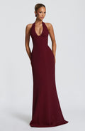 Vestido Maxi Adora - Lacado en Cereza