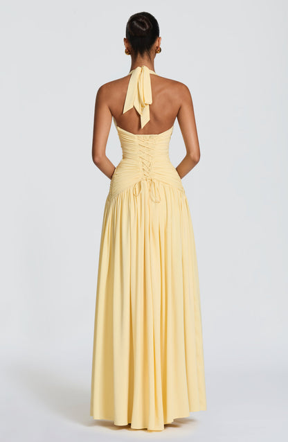 Vestido Maxi Amaris - Limón