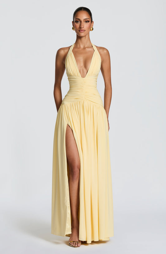 Vestido Maxi Amaris - Limón