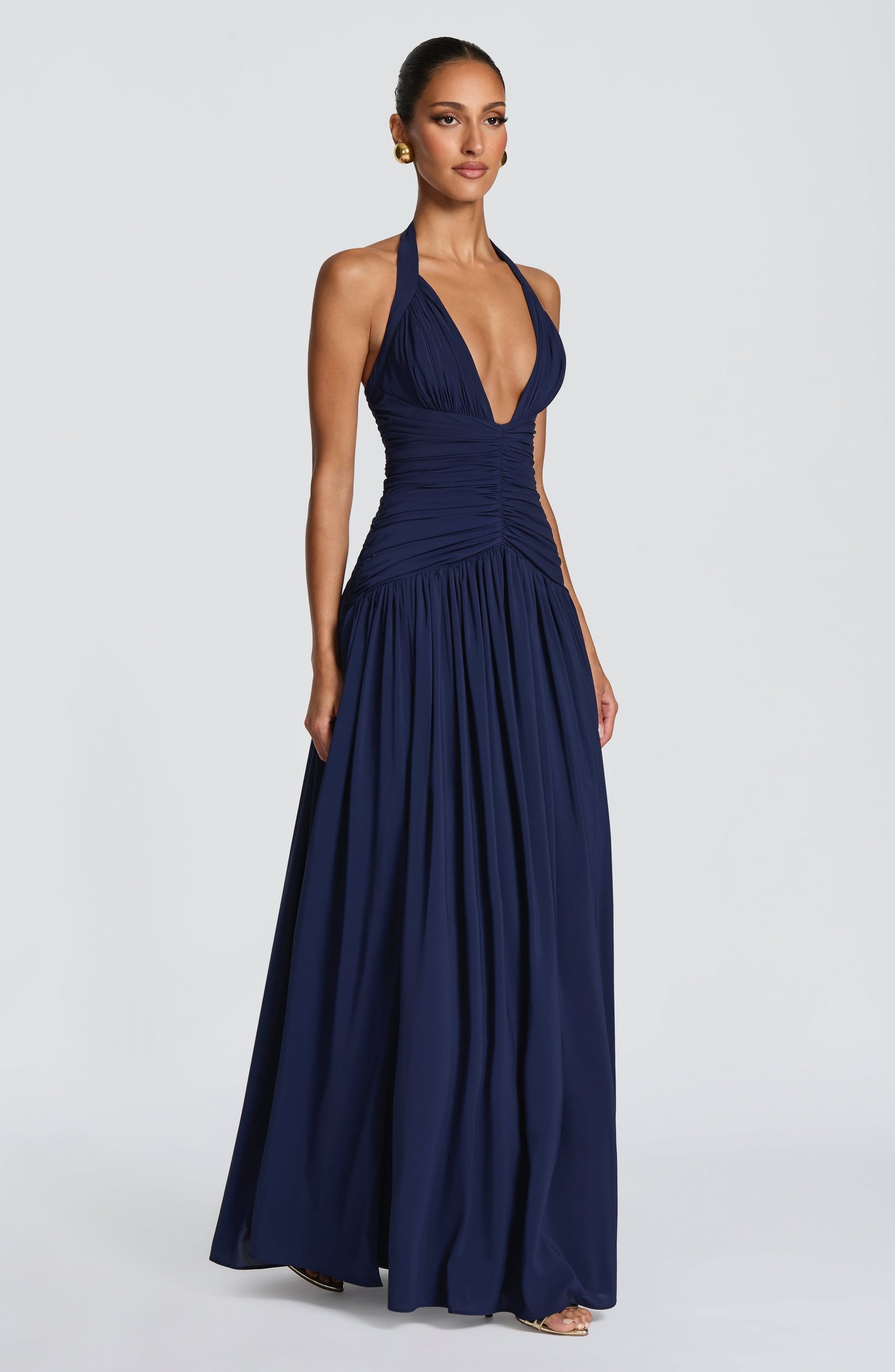 Vestido maxi Amaris - Azul marino