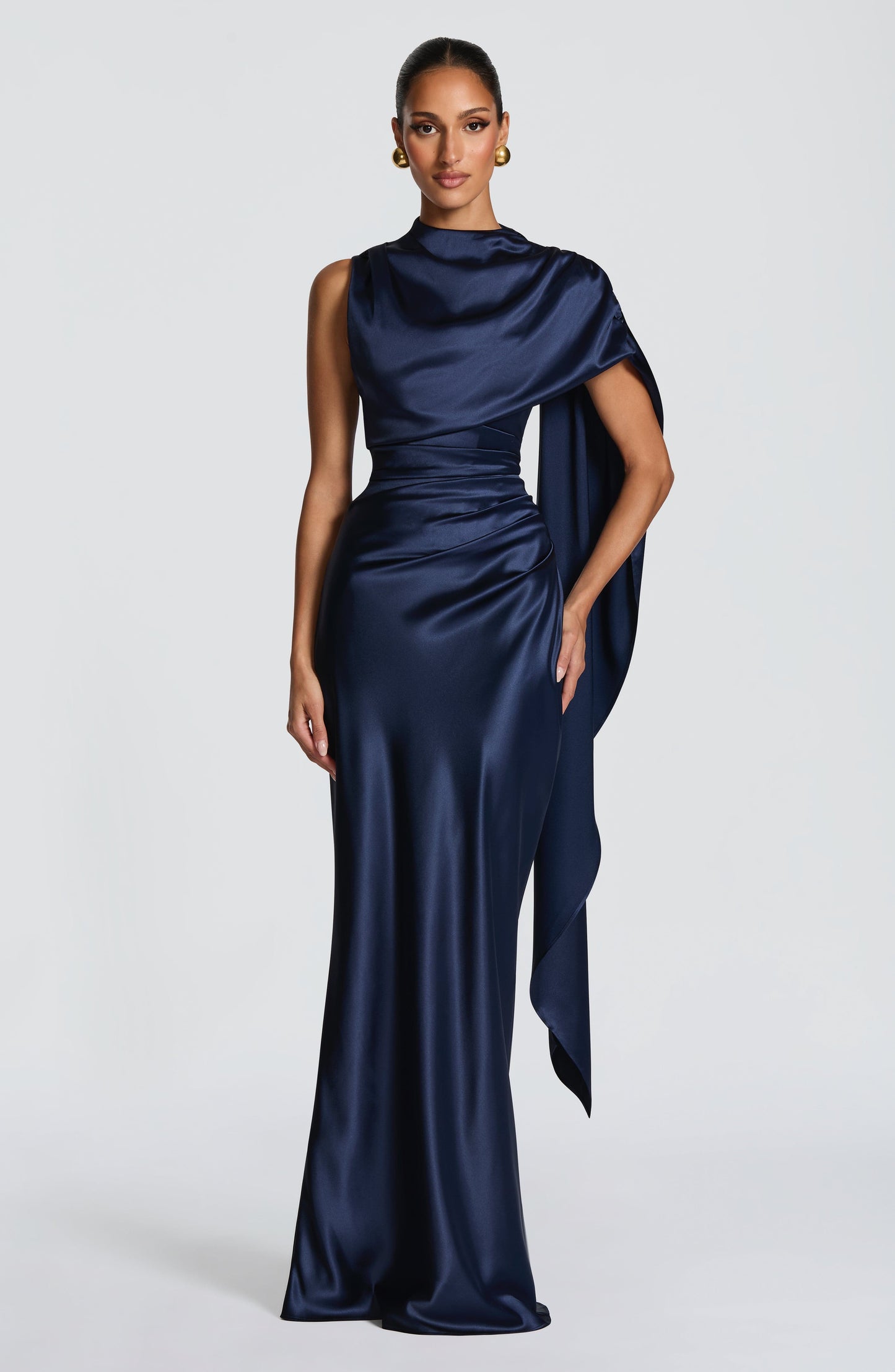 Vestido maxi Avendra - azul marino