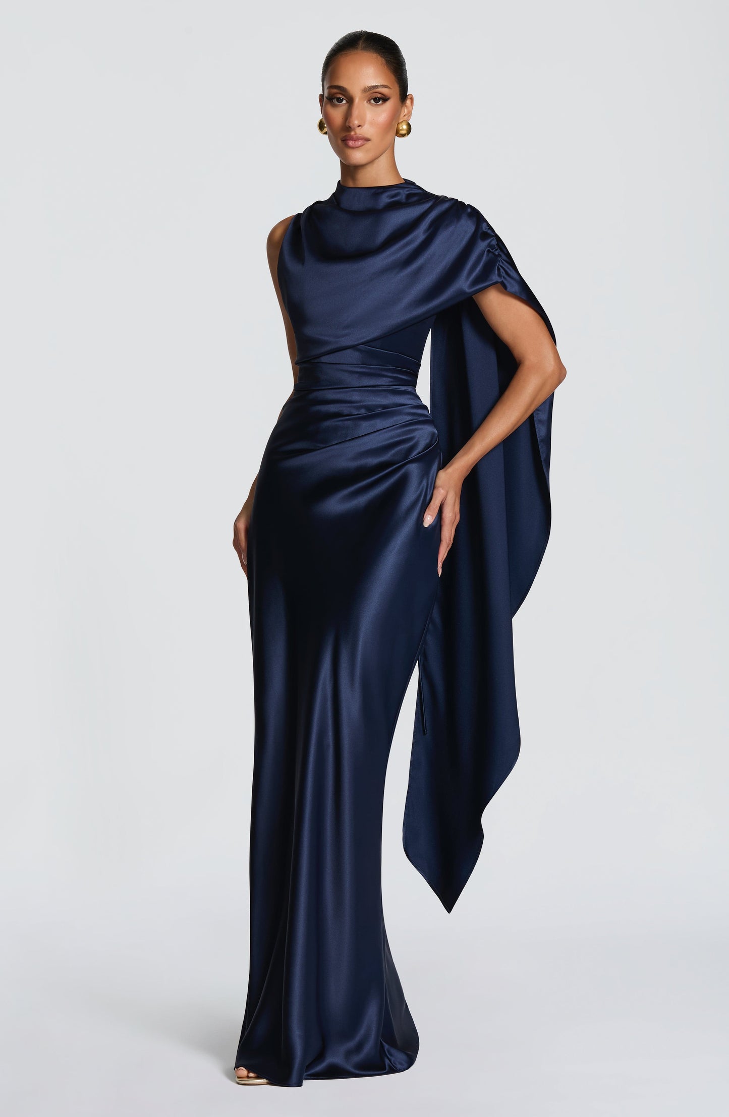 Vestido maxi Avendra - azul marino