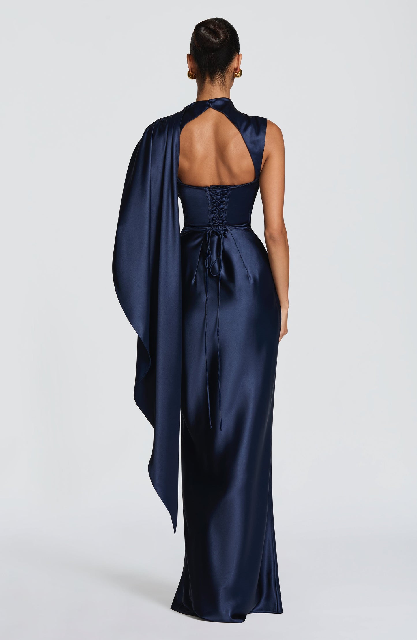 Vestido maxi Avendra - azul marino