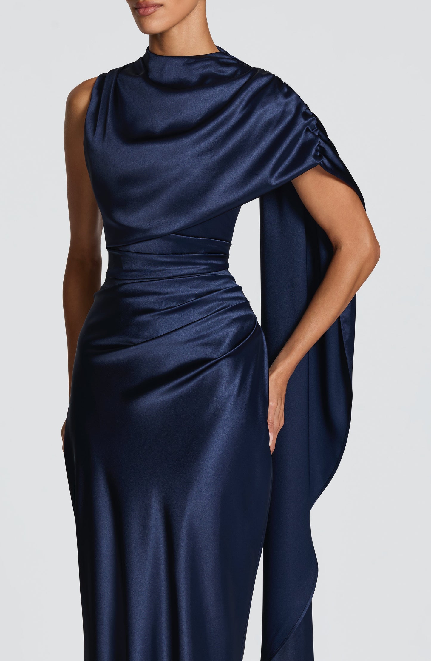 Vestido maxi Avendra - azul marino