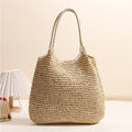 Manuela | Bolso bandolera de paja trenzada - natural claro