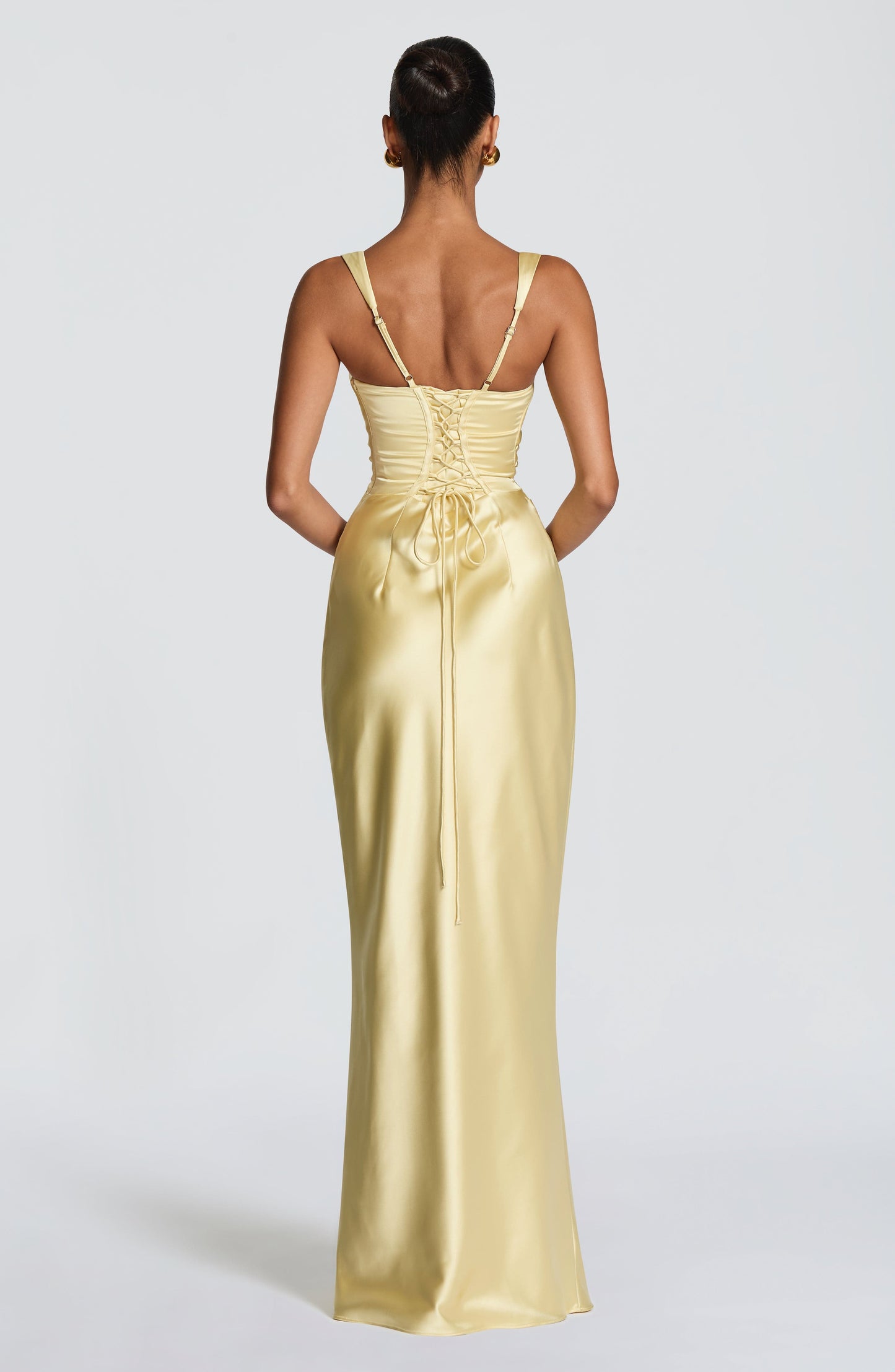 Vestido Maxi Calanthe - amarillo limón