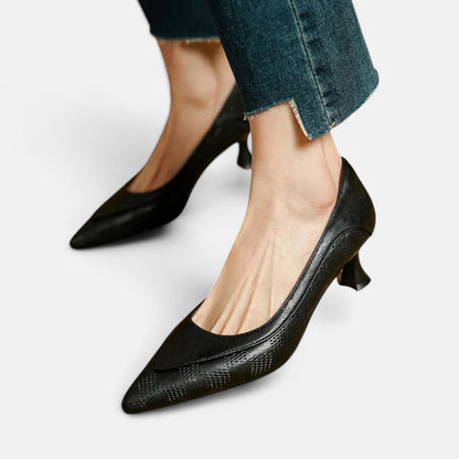 Amara™ | Zapatos de tacón de piel
