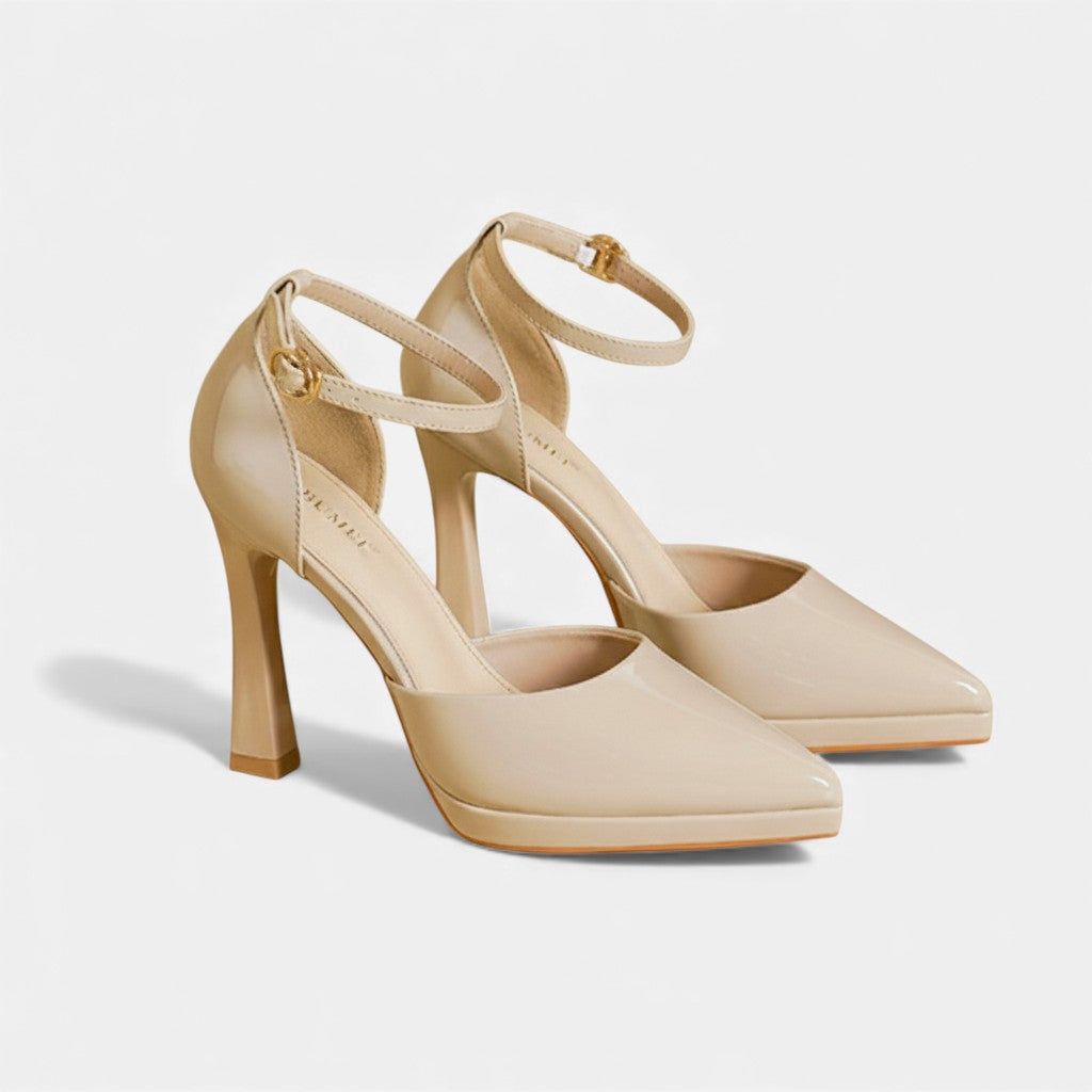 Evette™ | Zapatos de tacón de piel